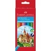 Spalvoti pieštukai Faber-Castell Castle, 12 spalvų