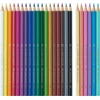 Spalvoti pieštukai Faber-Castell Color Grip Unicorn 18 +6 pastelinės spalvų