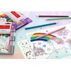 Spalvoti pieštukai Faber-Castell Colour Grip Unicorn 10 +3 pastelinės spalvos