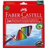 Spalvoti pieštukai Faber-Castell Eco, 24 spalvos