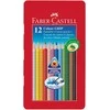 Faber-Castell – spalvotas pieštukas Color Grip skardinė iš 12 (112413)