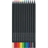 Spalvoti pieštukai Faber-Castell, Juodas Edition, 12 spalvų