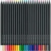 Spalvoti pieštukai Faber-Castell, Juodas Edition, 24 spalvos