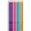 Faber-Castell - Sparkle spalvotas pieštukas, 12 vnt skardinėje dėžutėje (201737)