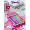 Faber-Castell - Sparkle spalvotas pieštukas, 12 vnt skardinėje dėžutėje (201737)