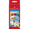 Spalvoti pieštukai Faber-Castell, tribriauniai, 12 spalvų
