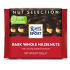 Tamsusis šokoladas Ritter Sport, su neskaldytais lazdynų riešutais, 100g