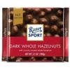 Tamsusis šokoladas Ritter Sport, su neskaldytais lazdynų riešutais, 100g