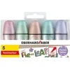 Teksto žymekliai EberhardFaber, mini, blizgūs, pasteliniai, 5 spalvų