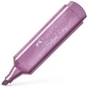 Teksto žymeklis Faber-Castell, 1-5mm, kirstu galiuku, rožinės/violetinės metallic spalvos