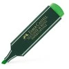 Teksto žymeklis Faber-Castell, žalios spalvos, kirstu galiuku, 1,2 - 5mm
