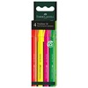 Teksto žymeklių rinkinys Faber-Castell 38, 4 spalvų
