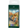 Faber-Castell – Indijos rašalas Pitt Artist Pen B Summer (6 vnt) (167178)
