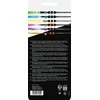 Teptukų rinkinys Faber-Castell soft touch juodi, 6 vnt./pak. (Nr. 2, 4, 6, 8, 10, 12)