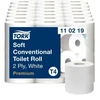 Tualetinis popierius rulonėliais Tork Premium Soft T4, (110219), baltos spalvos, 2 sluoksniai, 50.4 m, 360 lapeliai
