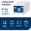 Tualetinis popierius Tork Advanced Extra Long T4, 120261, 2 sluoksniai, 69,4m, 496 lapeliai, baltos spalvos, 4vnt