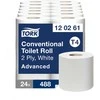Tualetinis popierius Tork Advanced Extra Long T4, 120261, 2 sluoksniai, 69,4m, 496 lapeliai, baltos spalvos, 4vnt