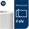 Tualetinis popierius Tork Advanced Extra Long T4, 120261, 2 sluoksniai, 69,4m, 496 lapeliai, baltos spalvos, 4vnt