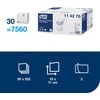 Tualetinis popierius Tork Extra Soft Folded T3, 114276, 2 sluoksniai, 252 lapeliai, baltos spalvos, 1vnt