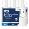 Tualetinis popierius Tork Premium Extra Soft T4 (110317), baltos spalvos, 3 sluoksniai, 35 m, 248 lapeliai, 6 rulonai