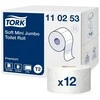 Tualetinis popierius Tork Premium Soft Jumbo Mini T2 (110253), baltos spalvos, 2 sluoksniai, 170 m, 1214 lapelių