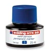 Tušas permanentiniams žymekliams Edding MKT25, 25ml, mėlynos spalvos