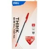 Tušinukas DELI Q4, 1,0 mm, raudonos spalvos