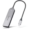USB šakotuvas REAL-EL CQ-415 pilkas (kosminė pilka)