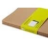 Užrašų knygutė Moleskine Cahier 13x21cm, baltais lapais, minkštu viršeliu, rudos spalvos, 3 vnt