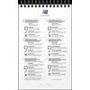Užrašų knygutė Oxford Task Manager 125x200mm 70 lapų 90g spiralė viršuje