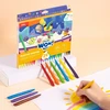 Vaškinės kreidelės DELI ColorWow 24 spalvų