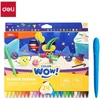 Vaškinės kreidelės DELI ColorWow 24 spalvų