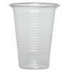 Vienkartinės stiklinės šaltiems gėrimams, 200ml, 100vnt., skaidrios