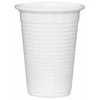 Vienkartinės stiklinės šaltiems gėrimams, 200ml, 100vnt., baltos spalvos