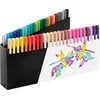 Flomasteriai Faber-Castell Juodas Edition, 50 spalvų