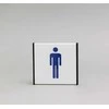 Informacinė lentelė 1.20 Vyrų tualetas, 93mm x 93mm 0616-119