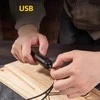 Žibintuvėlis DELI su 3W baterija 1200mAh LED aliuminio korpusu