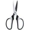 Žirklės DELI 6001 19cm soft touch, juodos