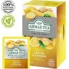 Vaisinė ir žolelių arbata AHMAD ALU LEMON &amp; GINGER, 20 vokelių po 2g