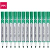 Žymeklis baltai lentai Deli U00150 žalias, apvalus galiukas, 2mm