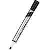 Žymeklis baltai lentai Deli U00220, juodas, kirstas galiukas 2-5 mm