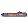 Žymeklis baltai lentai Edding 12, apvaliu galiuku, 1,5-3mm, automatinis, mėlynos spalvos