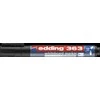 Žymeklis baltai lentai Edding 363, kirstu galiuku, 1-5mm, juodos spalvos