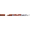 Žymeklis Edding 751 lako pagrindu, apvaliu galiuku, 1-2mm, rudos spalvos