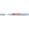 Žymeklis Edding 751 lako pagrindu, apvaliu galiuku, 1-2mm, sidabrinės spalvos