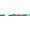 Žymeklis Edding 751 lako pagrindu, apvaliu galiuku, 1-2mm, šviesiai mėlynos spalvos