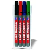 Žymeklių baltai lentai rinkinys Edding E-361, 1 mm, 4 spalvos