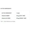 7 Nutrition Vitamin D3 + K2 Mk7 120kaps.