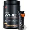 Vast Sports VAST PRO WHEY 900 g baltymai + gertuvė dovanų : Skonis - Šokolado ir žemės riešutų