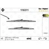SWF Valytuvai S530/475 mm 2 vnt.